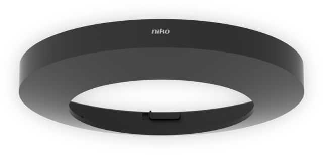 Sierring voor P4XLR- en M4XLR-inbouwmelders, zwart