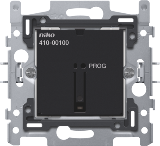 Niko 410-00100: Slimme enkelvoudige schakelaar, klauwbevestiging