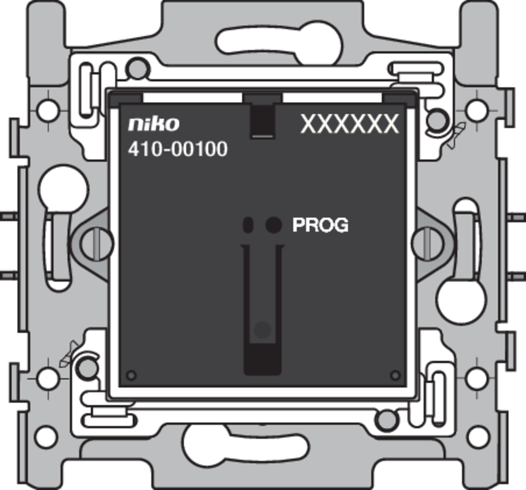 Niko 410-00100: Slimme enkelvoudige schakelaar, klauwbevestiging - Image 2