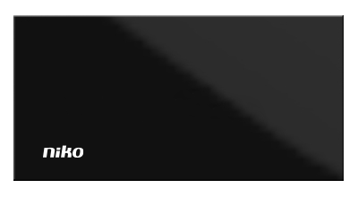 Niko 510-81001: Vervangnaamplaat + verwijdertool voor 2-draads videobuitenpost met 1 beldrukknop