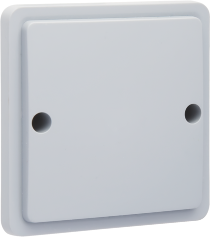 Niko 700-38500: Spuitwaterdichte blindplaat, grijs.