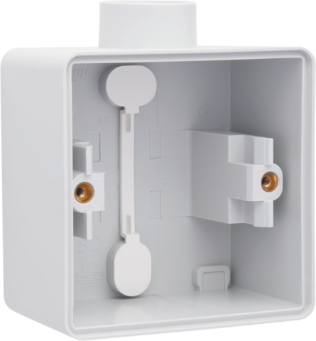 Niko 700-84101: Spuitwaterdichte enkelvoudige opbouwdoos met één M20-ingang voor één functie, grijs