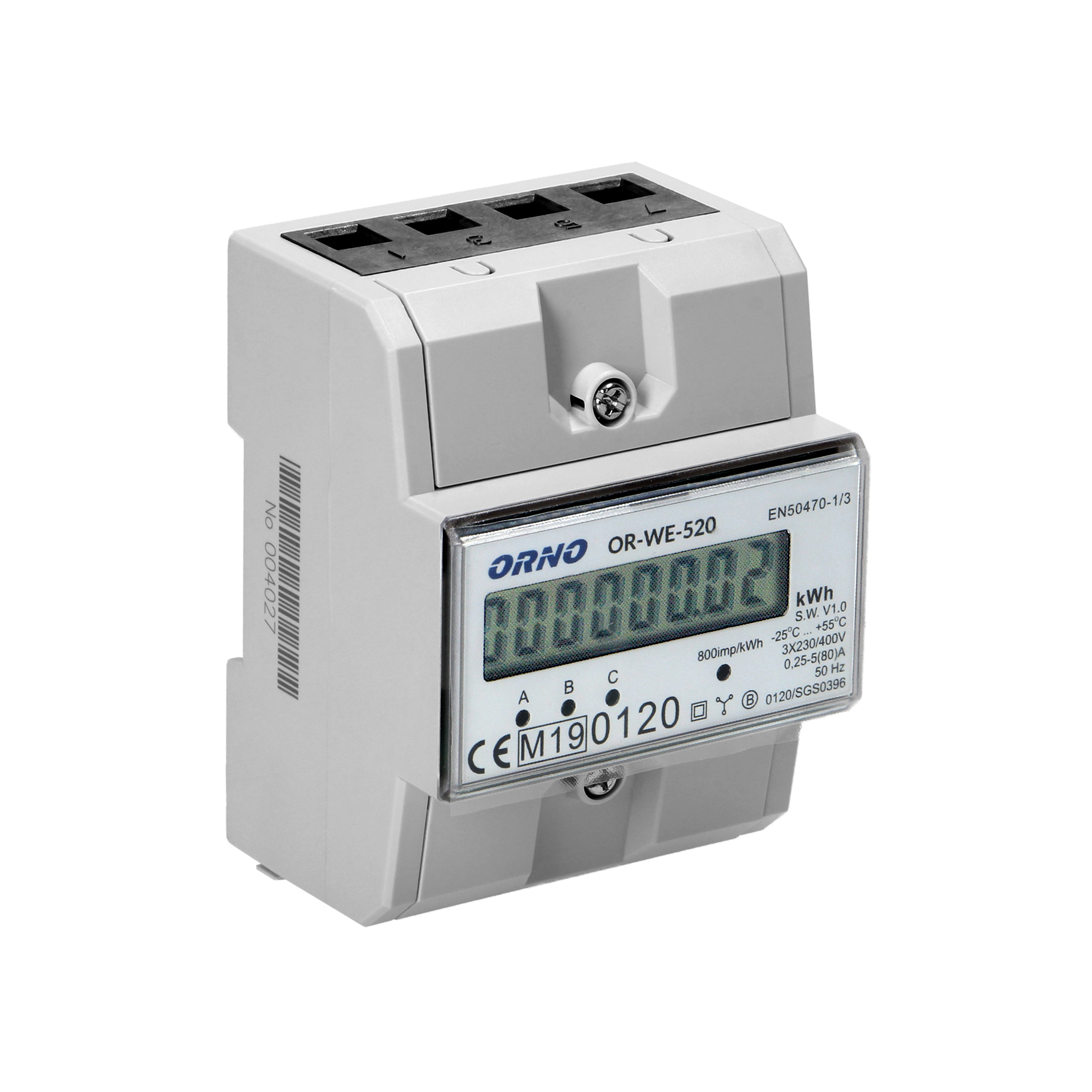 OR-WE-520: kWh-teller 3-fasig MID 80A - Image 4