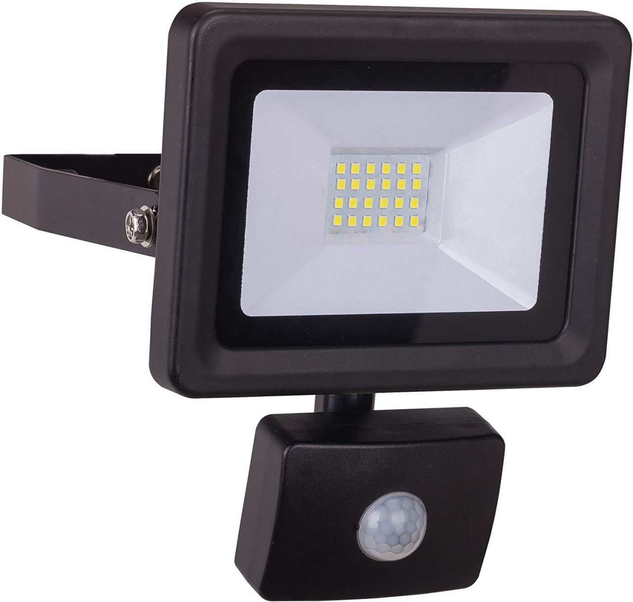 Optiline 20W LED-wandlamp, 1800 lm, 1m rubberslangkabel, IP4