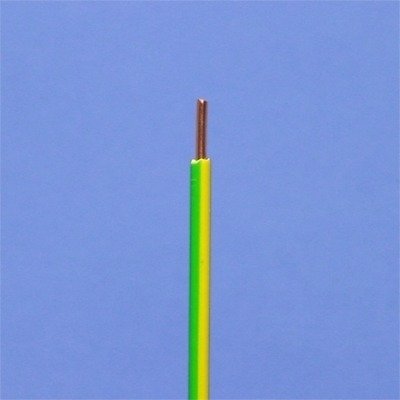 H07Z1-u 6mm² 750V Cca geel/groen / m