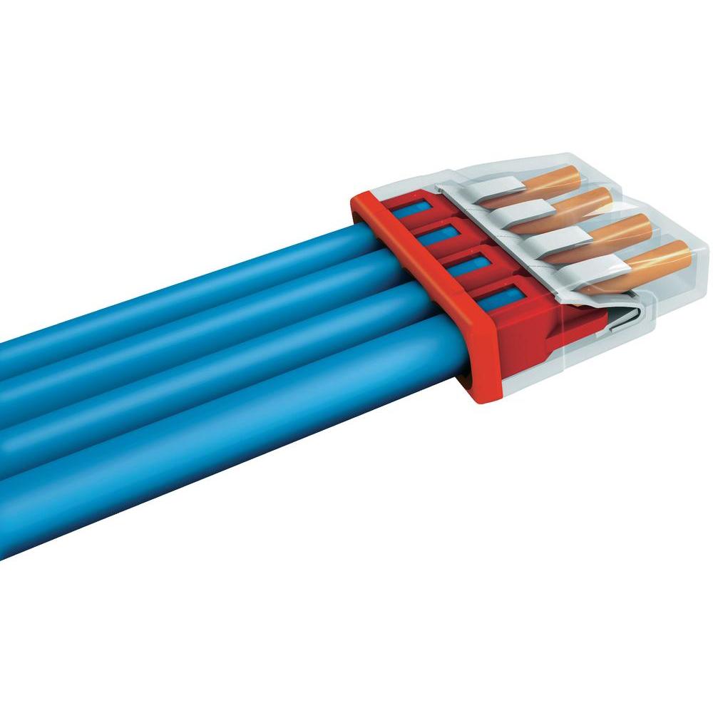 WAGO 2273-208 Lasklem Flexibel: - Massief: 0.5-2.5 mm² Aantal polen: 8 50 stuks Transparant, Lichtgrijs - Image 5